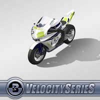 3D Model Download - Race Bike - 2007 SuperBike